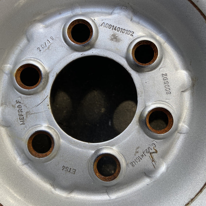 16" SPRINTER 2500 07-09 , steel Original OEM Wheel Rim - Back View