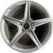 18" MERCEDES C-CLASS 15 205 Type; Sdn C400 5 spoke 18x8.5 gray accents Original - Front View