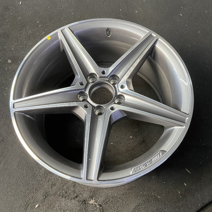 18" MERCEDES C-CLASS 15 205 Type; Sdn C400 5 spoke 18x8.5 gray accents Original - View 8