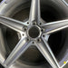 18" MERCEDES C-CLASS 15 205 Type; Sdn C400 5 spoke 18x8.5 gray accents Original - Angle View