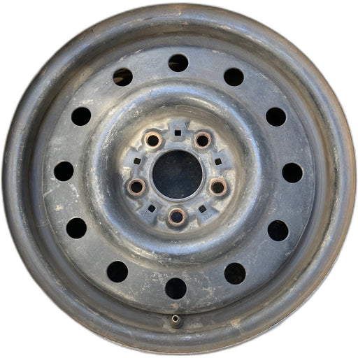 15" TAURUS 94-95 15x6, steel, w/police package Original OEM Wheel Rim - Front View