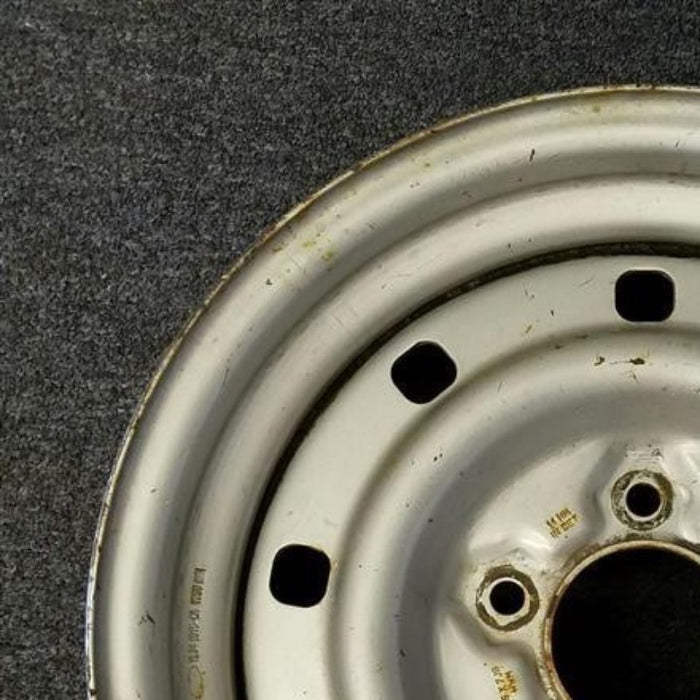 16" EXPEDITION 00 12mm lugs , 16x7, steel, 9 small holes Original OEM Wheel Rim - Side Profile