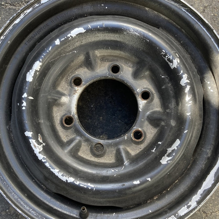 15" 4 RUNNER 86-88 15x6 silver Deluxe Original OEM Wheel Rim - Angle View