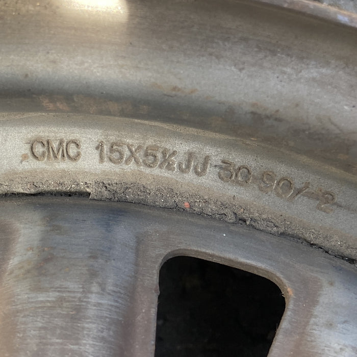 15" CAMRY 88-91 15x5.5 , steel Original OEM Wheel Rim - Back View