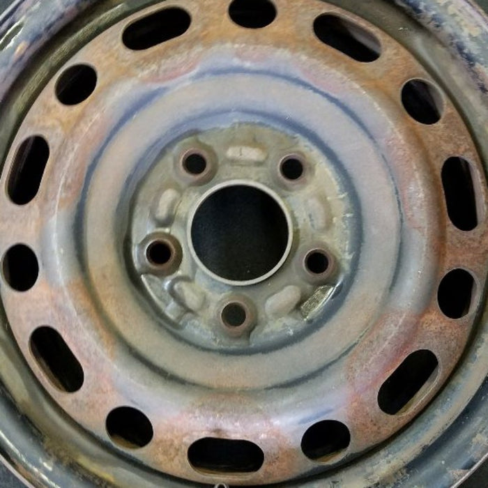 15" MAZDA 3 04-05 15x6, steel Original OEM Wheel Rim - Angle View