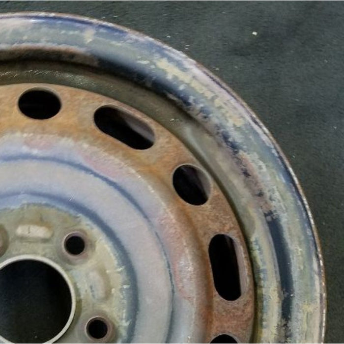 15" MAZDA 3 04-05 15x6, steel Original OEM Wheel Rim - Close-Up Detail