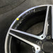 18" MERCEDES C-CLASS 15 205 Type; Sdn C400 5 spoke 18x7.5 black accents - Side Profile
