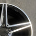 18" MERCEDES C-CLASS 15 205 Type; Sdn C400 5 spoke 18x7.5 black accents - Close-Up Detail