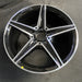 18" MERCEDES C-CLASS 15 205 Type; , C400, 5 spoke, 18x8.5, black accents - Side Profile