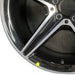 18" MERCEDES C-CLASS 15 205 Type; Sdn C400 5 spoke 18x8.5 black accents - Back View