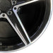 18" MERCEDES C-CLASS 15 205 Type; Sdn C400 5 spoke 18x8.5 black accents - Close-Up Detail