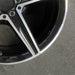 18" MERCEDES C-CLASS 15 205 Type; Sdn C400 5 spoke 18x8.5 black accents - Back View