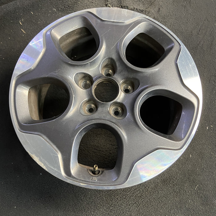 16" RENEGADE 15-18 16x6.5, aluminum Original OEM Wheel Rim - Side Profile
