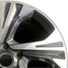 17" XV CROSSTREK 24-25 17x7 alloy 5 spoke angled spoke machined face with - Side Profile