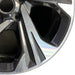17" XV CROSSTREK 24-25 17x7 alloy 5 spoke angled spoke machined face with - Close-Up Detail