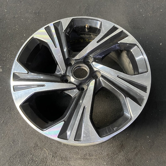 17" XV CROSSTREK 24-25 17x7 alloy 5 spoke angled spoke machined face with - View 8
