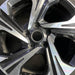 17" XV CROSSTREK 24-25 17x7 alloy 5 spoke angled spoke machined face with - Angle View