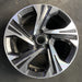 17" XV CROSSTREK 24-25 17x7 , , angled spoke, machined face with pockets - Angle View