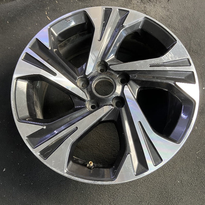 17" XV CROSSTREK 24-25 17x7 alloy 5 spoke angled spoke machined face with - View 7
