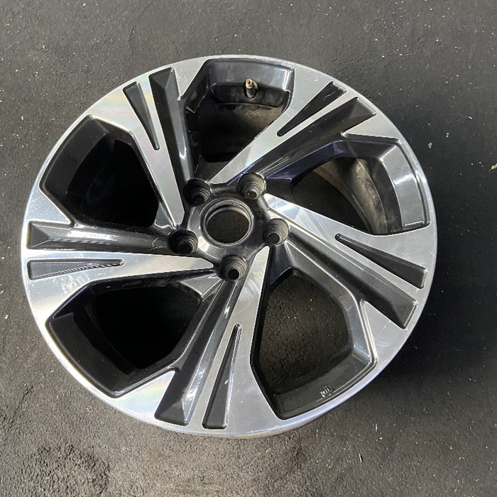 17" XV CROSSTREK 24-25 17x7 alloy 5 spoke angled spoke machined face with - View 8