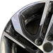 17" BOLT 22 17x6.5 machined black opt PZE Original OEM Wheel Rim - Angle View