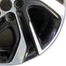 17" BOLT 22 17x6.5 machined black opt PZE Original OEM Wheel Rim - Close-Up Detail