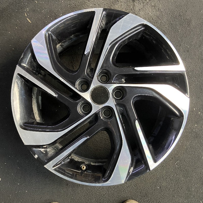 17" BOLT 22 17x6.5 machined black opt PZE Original OEM Wheel Rim - Additional View