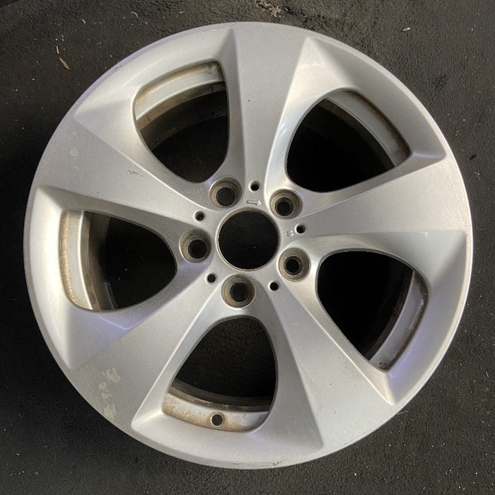17" BMW X3 11-17 17x8 alloy 5 spoke R. Original OEM Wheel Rim - Front View