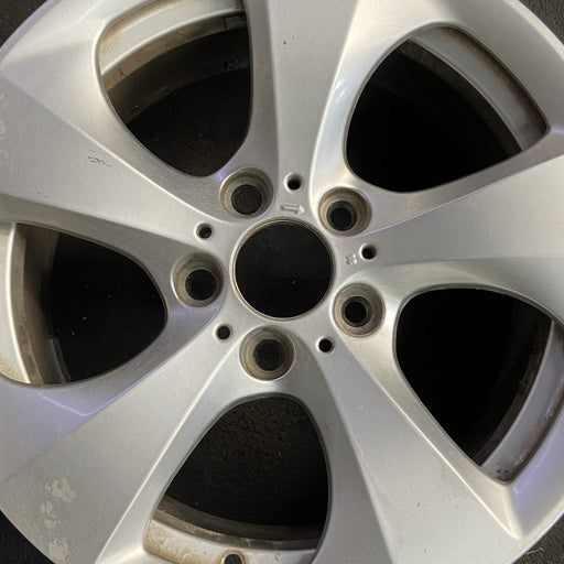 17" BMW X3 11-17 17x8 alloy 5 spoke R. Original OEM Wheel Rim - Angle View