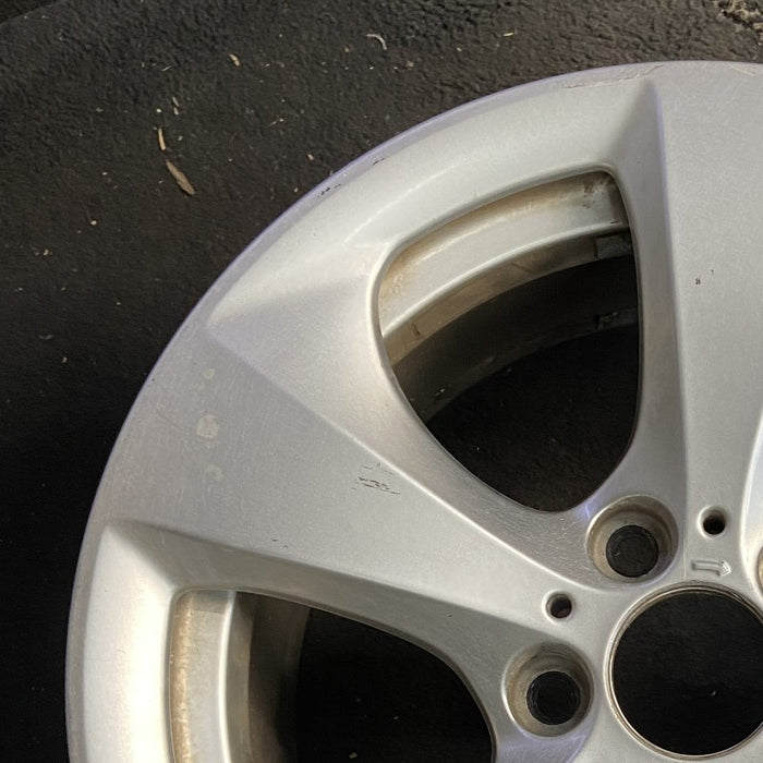 17" BMW X3 11-17 17x8 alloy 5 spoke R. Original OEM Wheel Rim - Side Profile