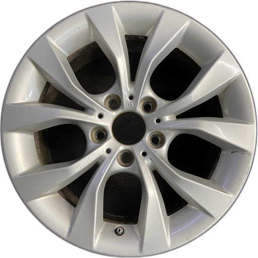 17" BMW X1 12-15 17x7.5, alloy, 5 spoke, V spoke, flat spoke edge Original OEM - Front View