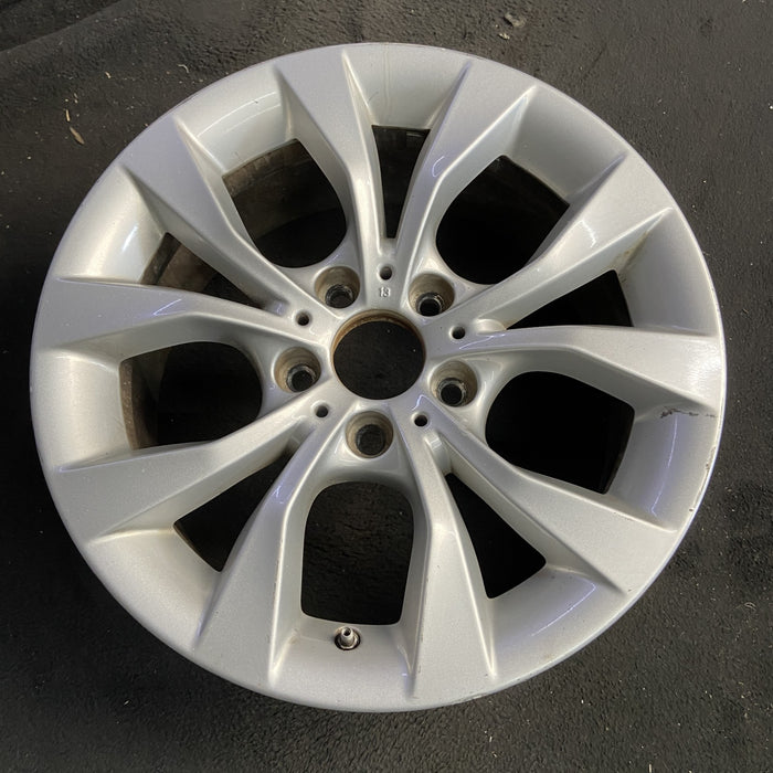 17" BMW X1 12-15 17x7.5, alloy, 5 spoke, V spoke, flat spoke edge Original OEM - Side Profile