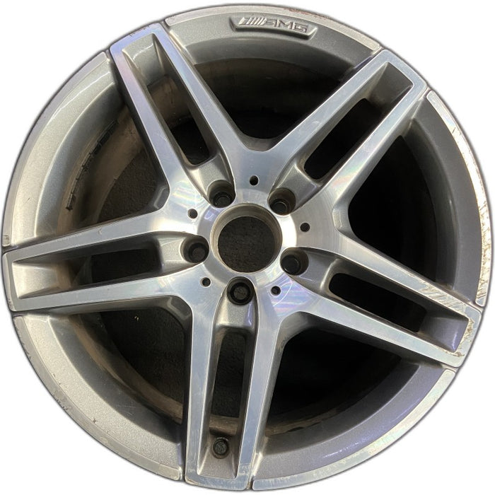 18" MERCEDES E-CLASS 16 212 Type Sdn E350 18x9 10 spoke 5 pairs AMG logo - Front View