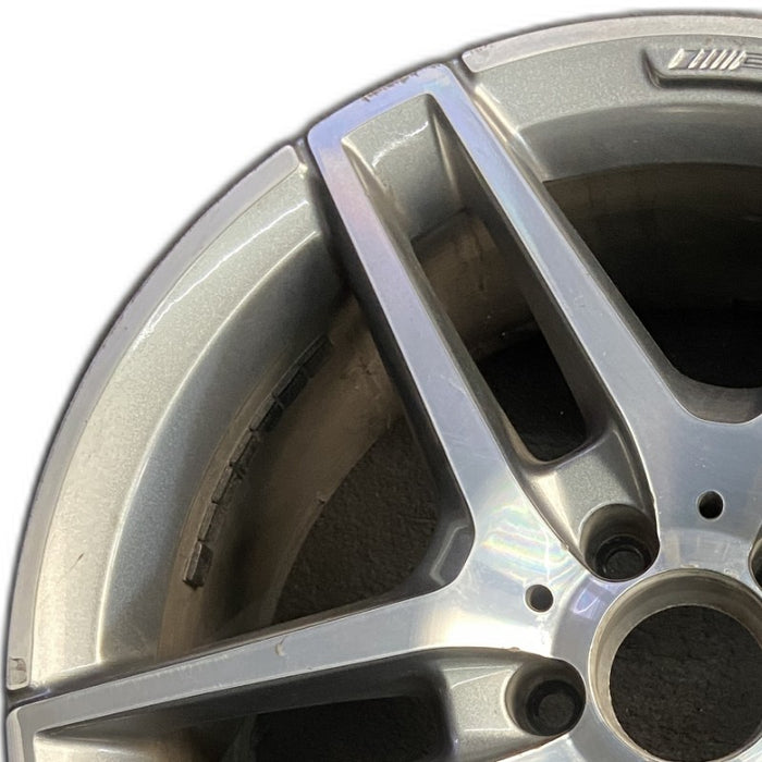 18" MERCEDES E-CLASS 16 212 Type Sdn E350 18x9 10 spoke 5 pairs AMG logo - Angle View