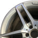 18" MERCEDES E-CLASS 16 212 Type Sdn E350 18x9 10 spoke 5 pairs AMG logo - Angle View
