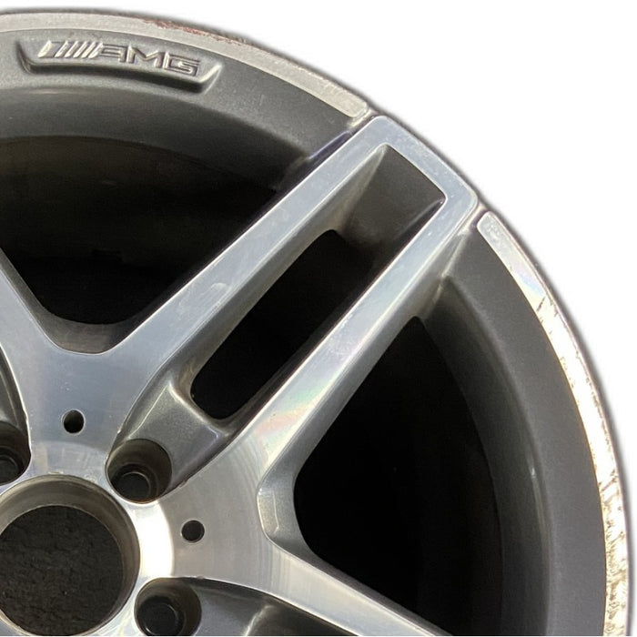 18" MERCEDES E-CLASS 16 212 Type Sdn E350 18x9 10 spoke 5 pairs AMG logo - Side Profile