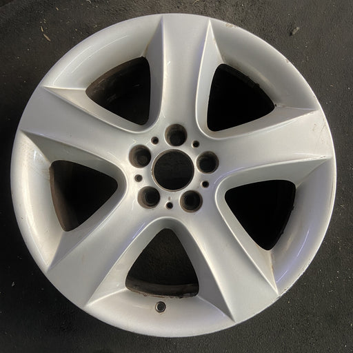 19" BMW X5 07-13 19x9 , 5 spoke, solid spoke Original OEM Wheel Rim - Angle View