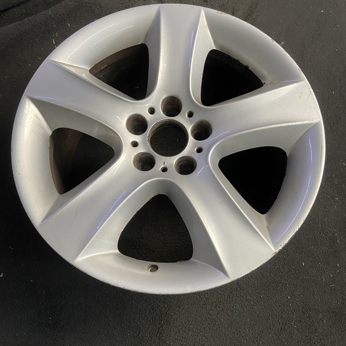 19" BMW X5 07-13 19x9 , 5 spoke, solid spoke Original OEM Wheel Rim - Side Profile