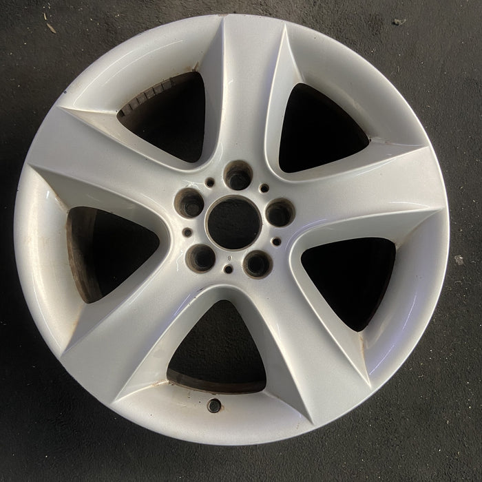 19" BMW X5 07-13 19x9 , 5 spoke, solid spoke Original OEM Wheel Rim - Angle View