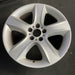 19" BMW X5 07-13 19x9 , 5 spoke, solid spoke Original OEM Wheel Rim - Side Profile