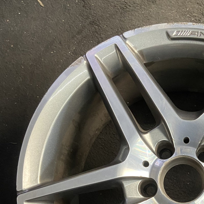 18" MERCEDES E-CLASS 16 212 Type Sdn E350 18x9 10 spoke 5 pairs AMG logo - Side Profile