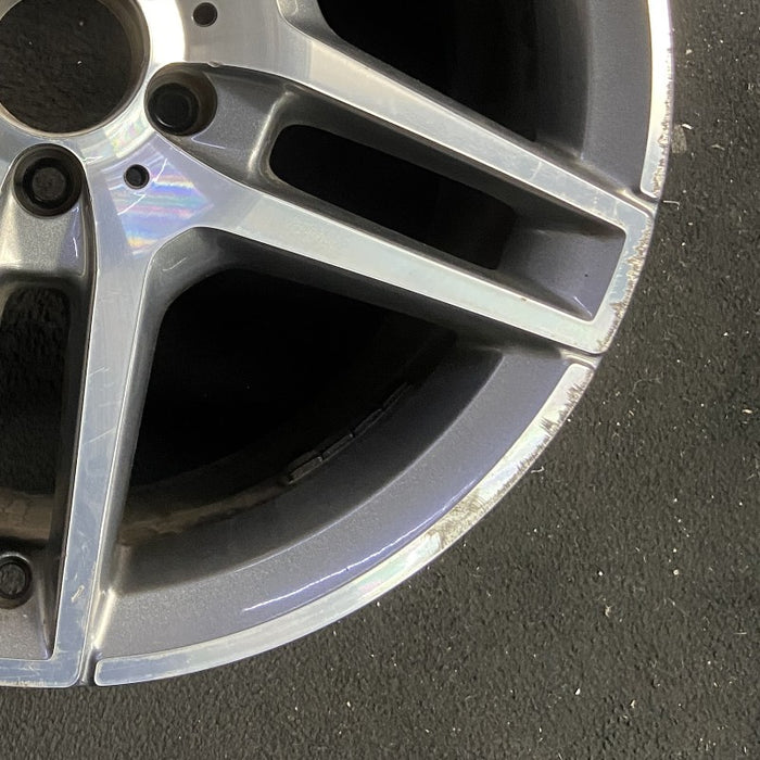 18" MERCEDES E-CLASS 16 212 Type Sdn E350 18x9 10 spoke 5 pairs AMG logo - Back View