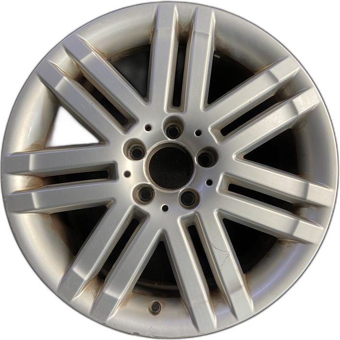17" MERCEDES C-CLASS 08-09 204 Type; C300, 17x8.5 Original OEM Wheel Rim - Front View
