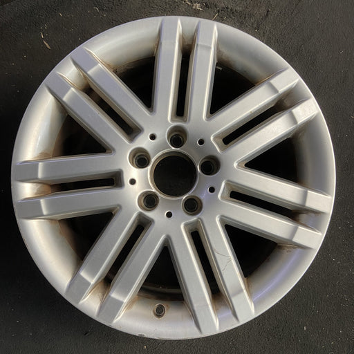 17" MERCEDES C-CLASS 08-09 204 Type; C300, 17x8.5 Original OEM Wheel Rim - Angle View