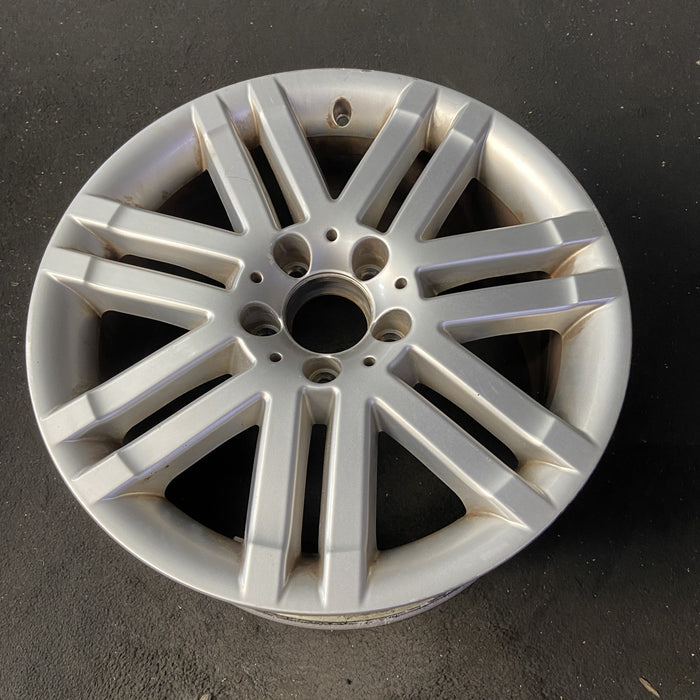 17" MERCEDES C-CLASS 08-09 204 Type; C300, 17x8.5 Original OEM Wheel Rim - Close-Up Detail