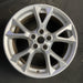 18" MAXIMA 12-14 18x8 alloy 5 V spokes flat spoke bright silver Original OEM - Front View