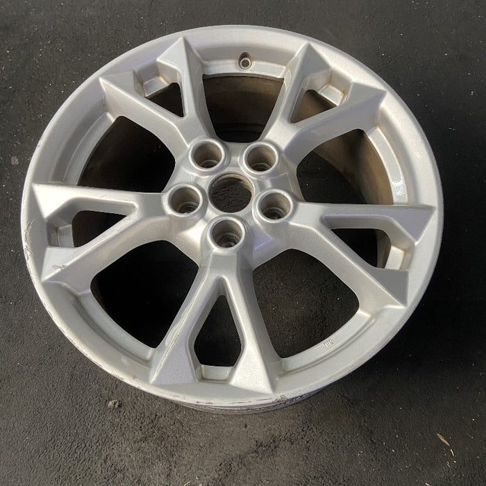 18" MAXIMA 12-14 18x8 alloy 5 V spokes flat spoke bright silver Original OEM - View 8