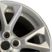 18" MAXIMA 12-14 18x8 alloy 5 V spokes flat spoke bright silver Original OEM - Side Profile