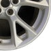 18" MAXIMA 12-14 18x8 alloy 5 V spokes flat spoke bright silver Original OEM - Close-Up Detail