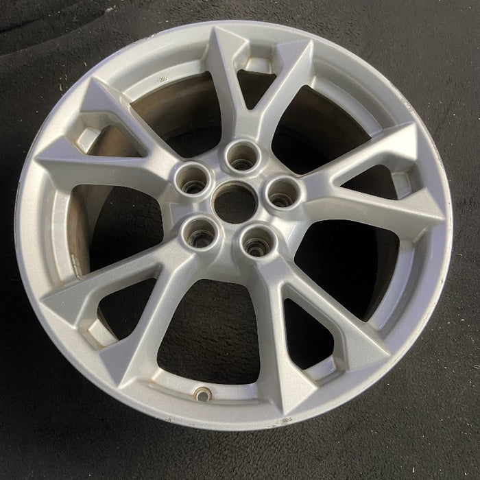 18" MAXIMA 12-14 18x8 alloy 5 V spokes flat spoke bright silver Original OEM - View 7